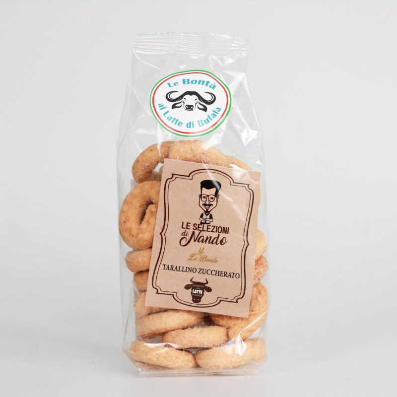 Tarallini al Latte di Bufala Zuccherati – 250 g